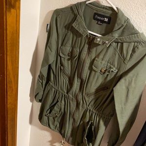 Army green jacket